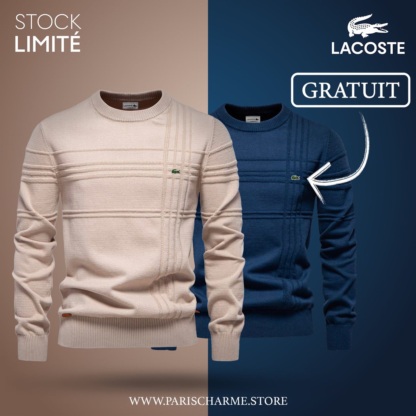Textured Men's Sweater LC™ 1+1 (CLEARANCE)