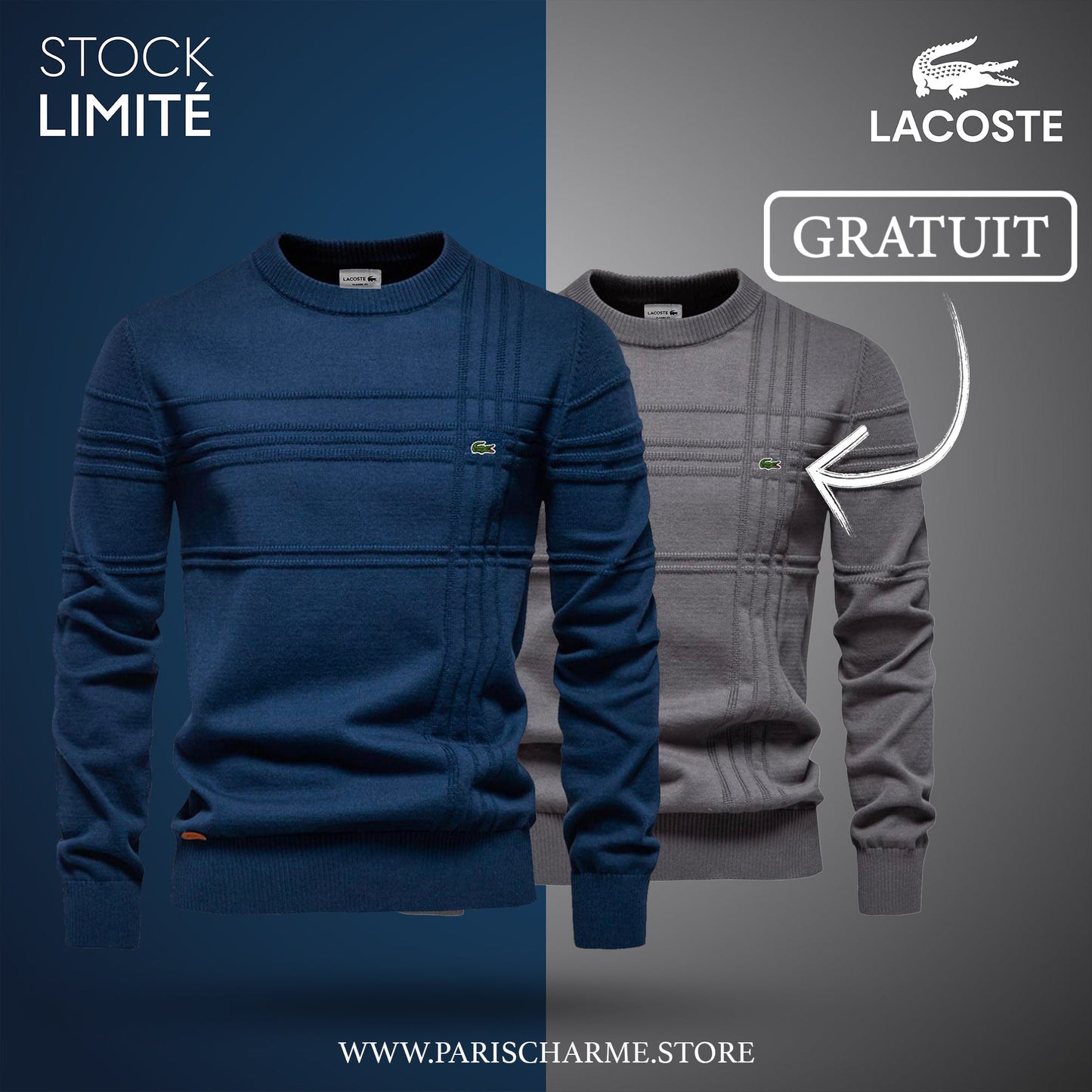 Textured Men's Sweater LC™ 1+1 (CLEARANCE)