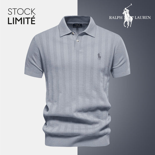 Textured Knit Men's Polo RL