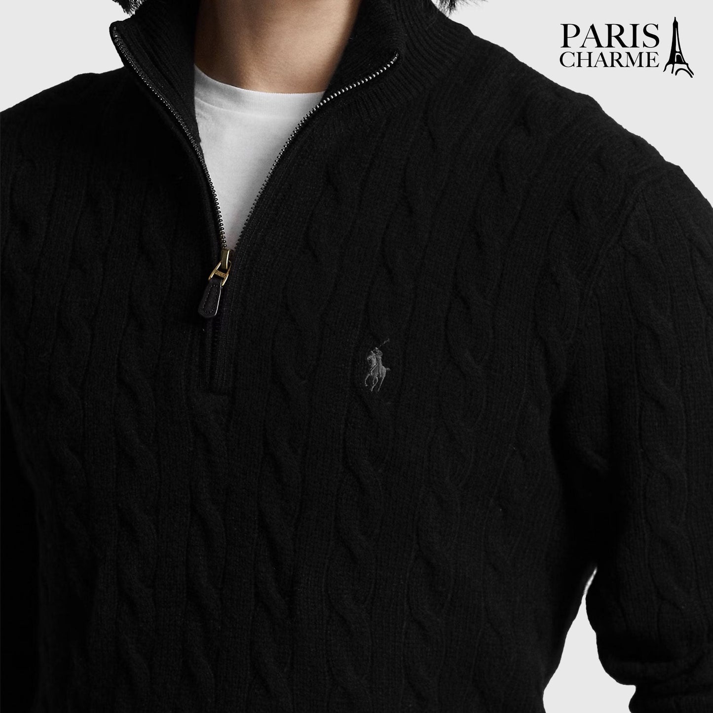 Cable-Knit Cashmere Sweater RL (CLEARANCE)
