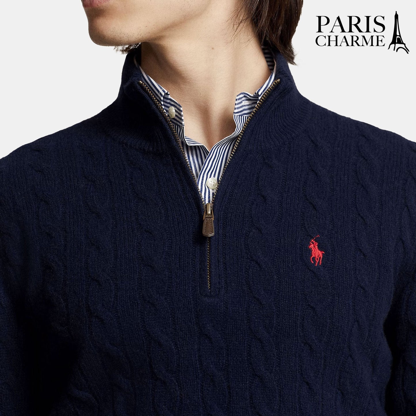 Cable-Knit Cashmere Sweater RL (CLEARANCE)